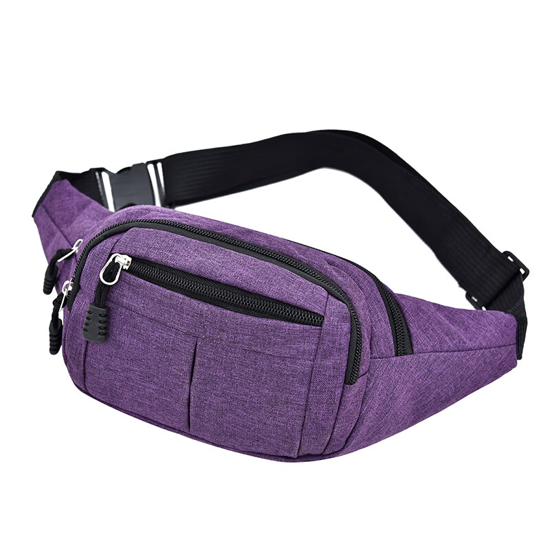 君吻日本高端腰包女青年韩版女休闲运动包女士单肩胸前包牛津布包斜挎