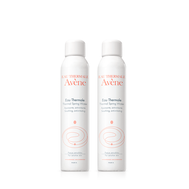 法国雅漾（Avene）舒泉调理喷雾300ML*2（雅漾喷雾舒缓保湿 爽肤水化妆水皮尔法伯集团 原装进口）