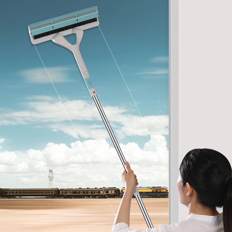 美丽雅擦玻璃神器家用双面擦窗户高层清洁伸缩杆刮水器纱窗清洗刷