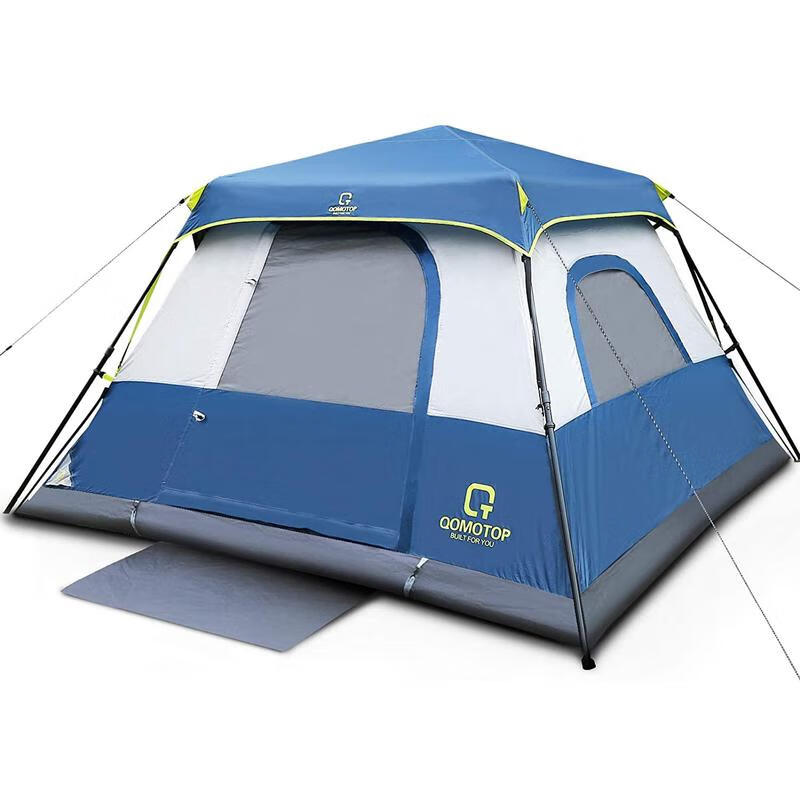 北面（The North Face）露营帐篷OT QOMOTOP 帐篷/10 人 带顶部雨帘的防水弹出帐篷 默认