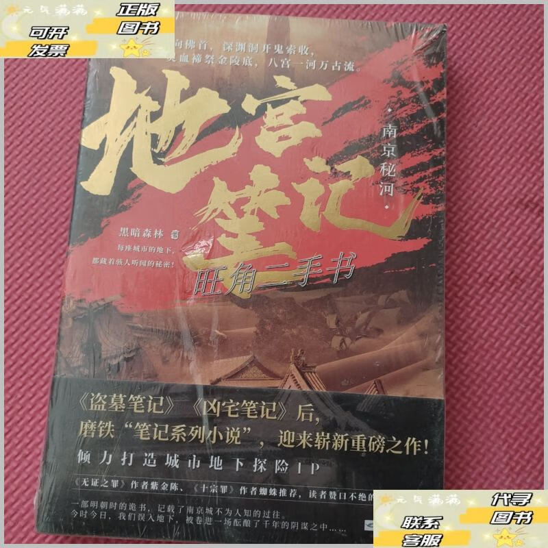 【二手9成新】地宫笔记.南京秘河 /黑暗森林 江苏凤凰文艺出版社