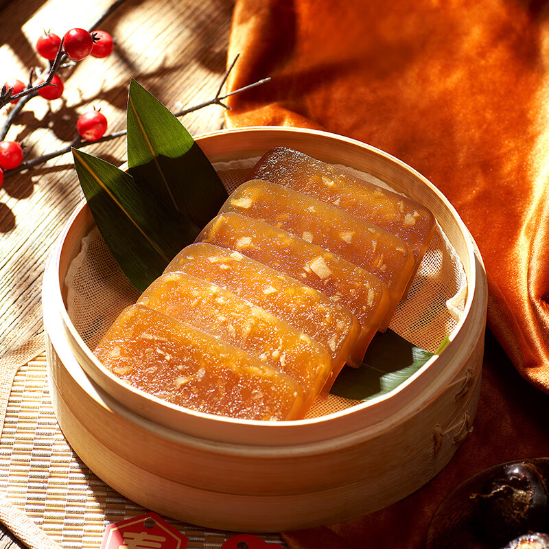 广州酒家广式年糕加热即食中式糕点点心传统年货过年送礼春节手信广东特产 生磨马蹄糕 500g
