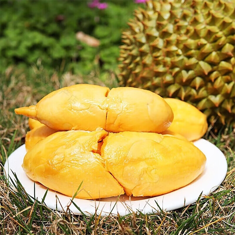 【A+级】泰国金枕榴莲整个新鲜带壳进口金枕14斤一箱榴莲30斤顺丰 金枕3-4斤【1个装】单果包3-4房