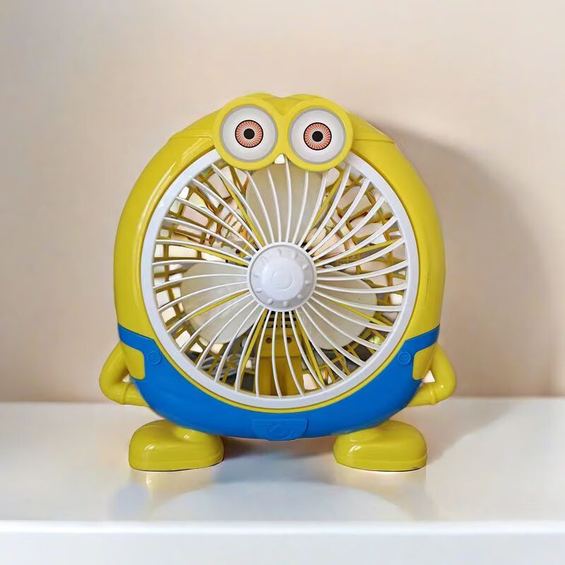 小黄人电风扇卡通小风扇 电风扇 1.3米电源线