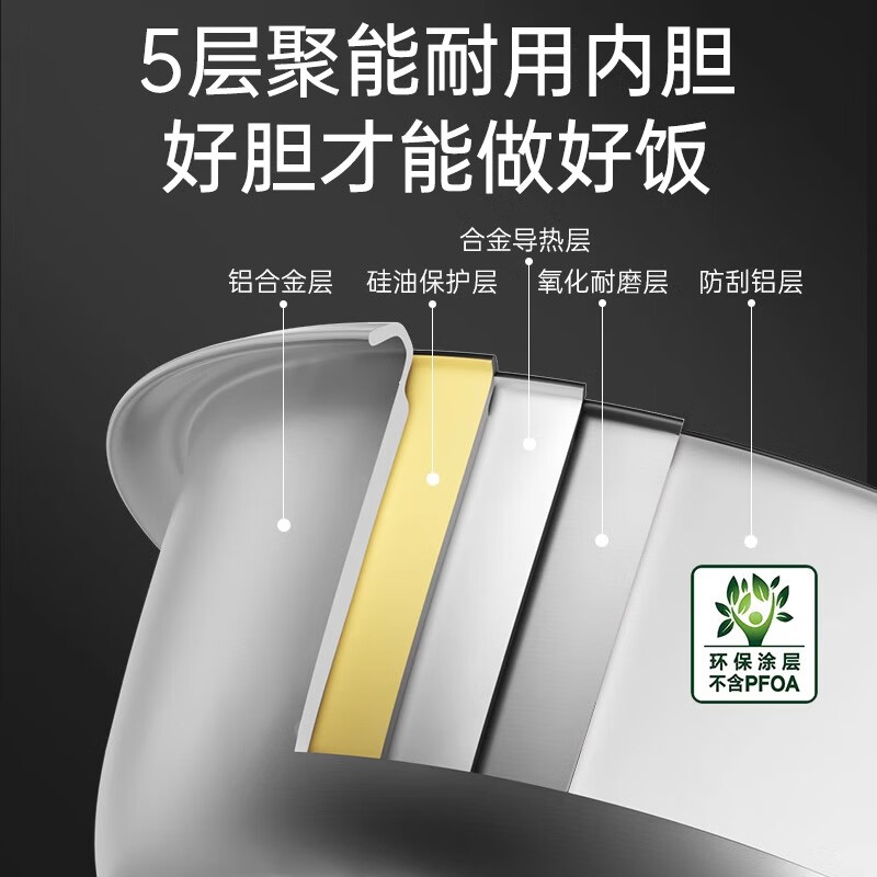 三角牌(Triangle) 电饭煲电饭锅老式老款传统普通直身家用4-5-8个人单人小型迷你 加厚鼓型锅(适合2-3人) 3L