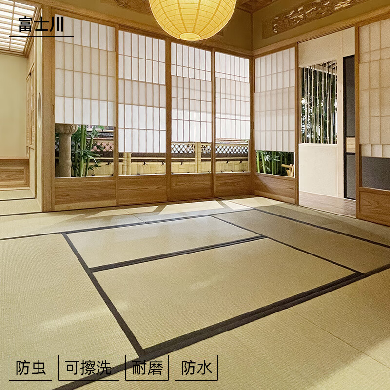 和室日式纯进口桧木融喷芯榻榻米 厚度2公分每平方的价格