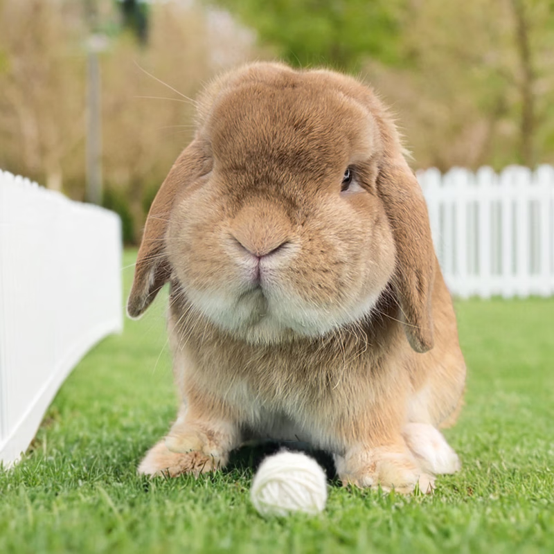 道奇兔幼崽宝宝荷兰垂耳兔短毛血统兔子小兔子兔