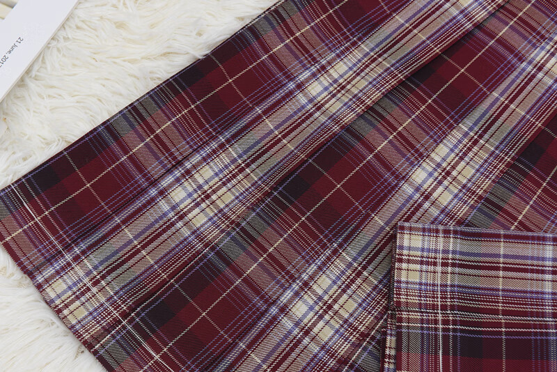 sly tro燕子家原创新年红格万事胜意制服格裙女生校服 万事胜意(裙长