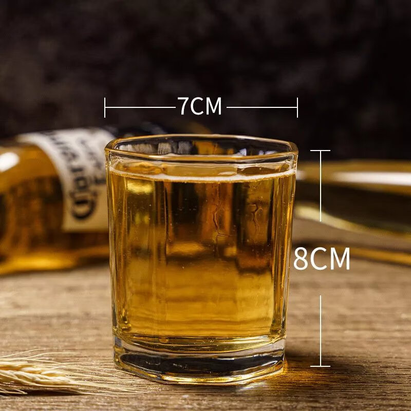 【现发】带把玻璃杯茶楼耐热泡茶杯家用啤酒扎啤玻璃杯加厚大容量 经典杯 (1只装)