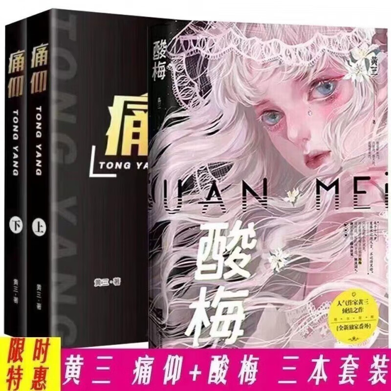 速发 痛仰小说 黄三 言情人气青春校园小说完整版酸梅 痛仰上下2册 向