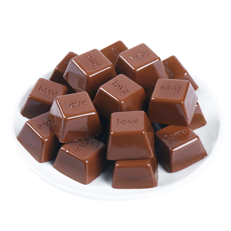 食远巧克力散装多形状黑整箱零食品年货糖果混合小包装(代可可脂 混合