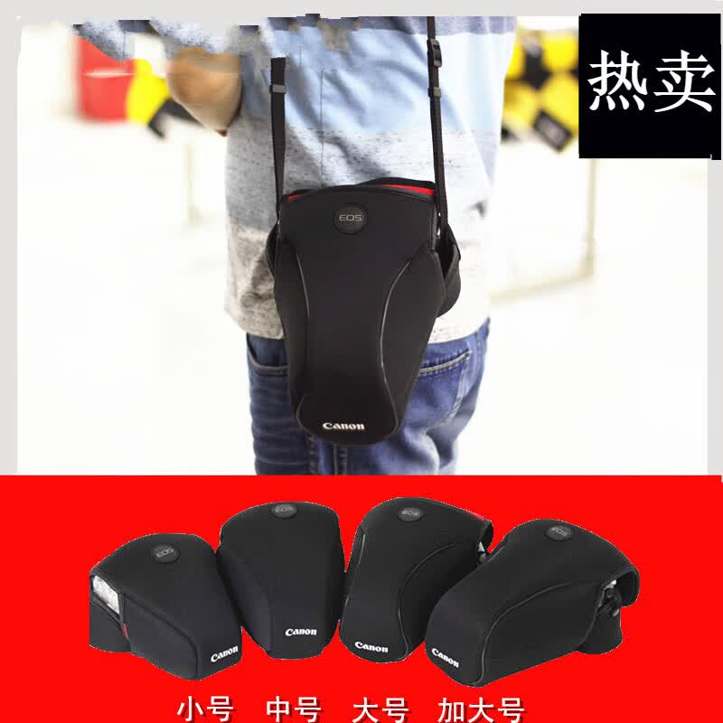 埠帝适用佳能单反内胆包760D850D1500D便携相机包6d 90D 5D加厚保护套 小号（加厚）