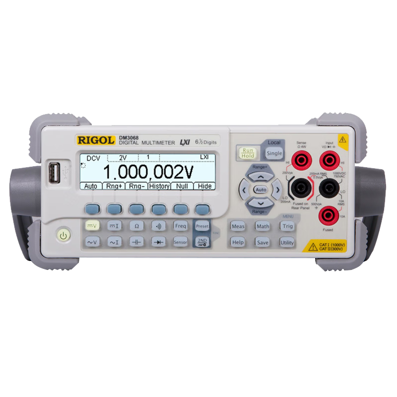 RIGOL普源 DM3068 雙顯臺式數字萬用表 六位半 DM3058E/DM3068系列