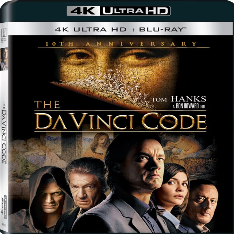 在途 4k uhd 蓝光 达芬奇密码 the da vinci code 中字 3碟