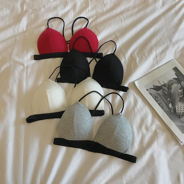 云雁细锦怀孕期后背交叉孕妇美背内衣哺乳文胸前扣轻薄无钢圈三角杯