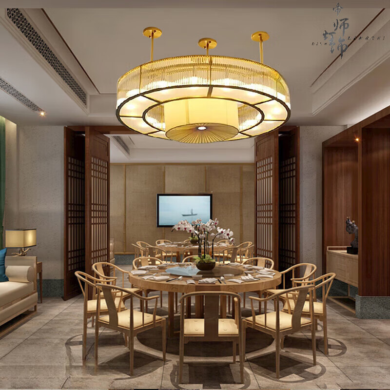 吊灯饭店餐厅包厢吊灯酒店会所大厅工程水晶灯 定制尺寸[咨询报价]