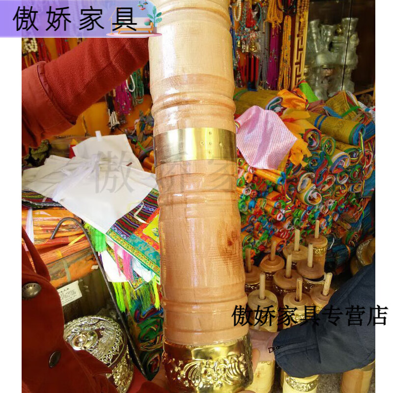 雅豪颖酥油茶桶 茶桶香格里拉木制手工艺品 藏族民族特色用品 打酥油