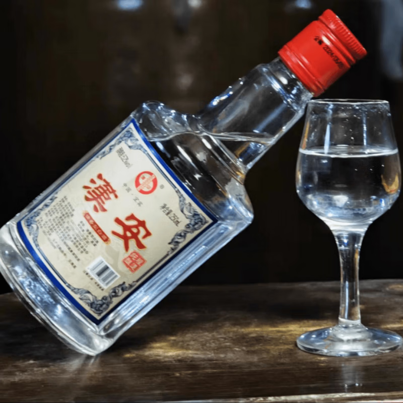 汉安老窖52度清香型白酒纯粮食酒高度白酒 52度 250mL 1瓶 【高粱清香型】