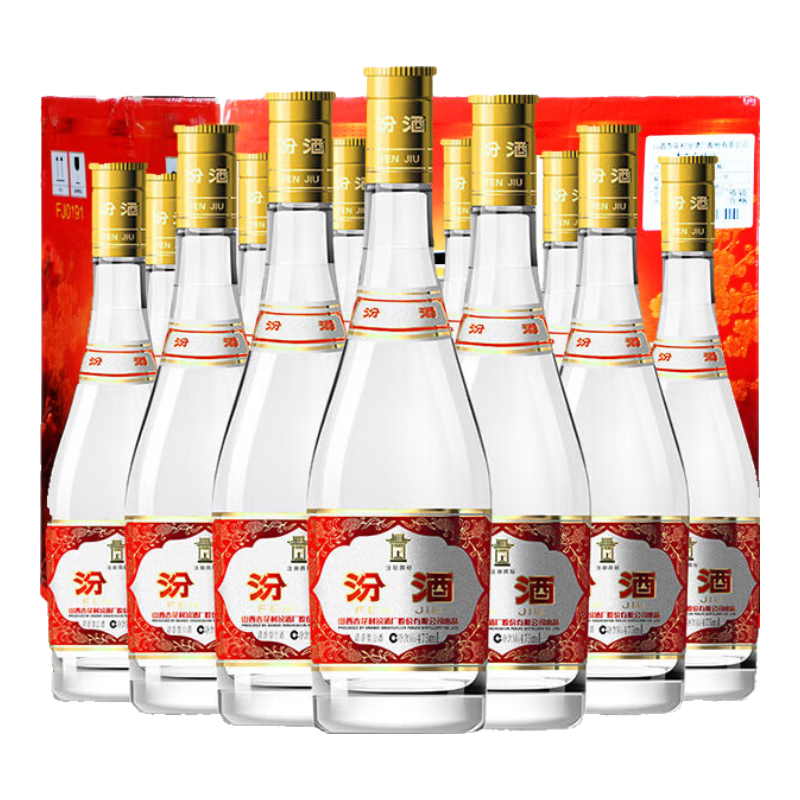 ���ڲ�����FENJIU/�ھ� �Ƹǲ��� 53�� ������ 475ml 12ƿ 657.02Ԫ(������)