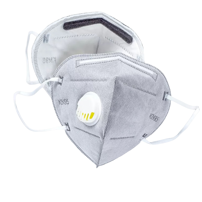 致凈 kn95口罩95%防塵工業(yè)粉塵過(guò)濾棉活性炭帶呼吸閥非醫(yī)用kn95口罩 KN95灰色【帶呼吸閥】-40只【獨(dú)立包裝】