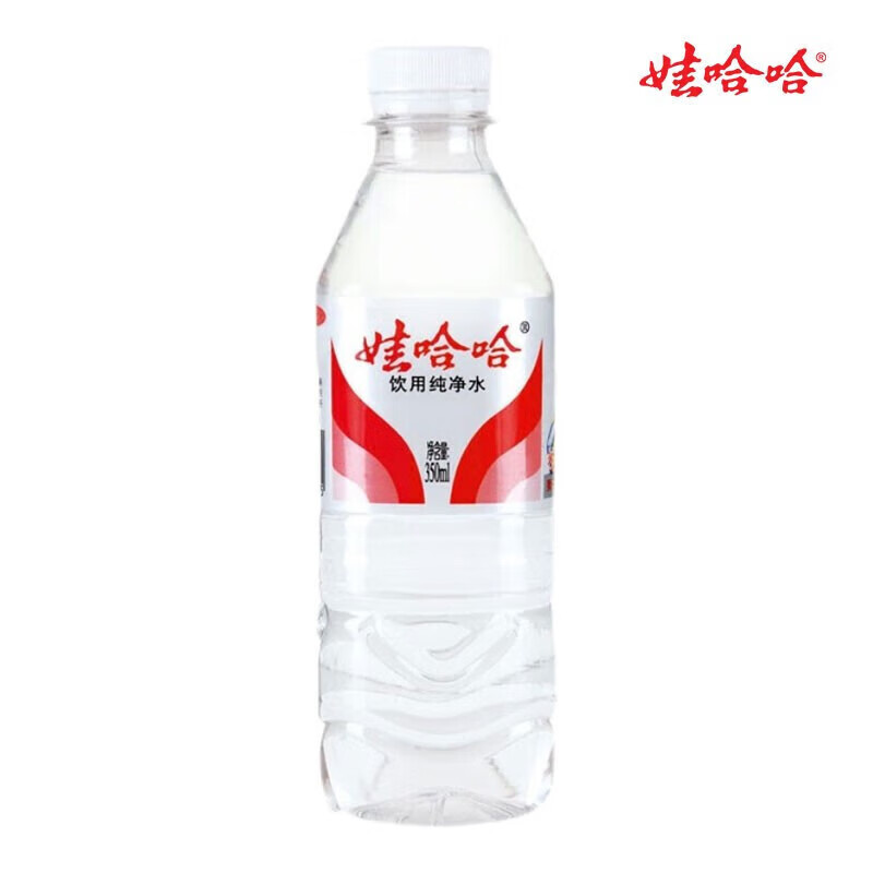 娃哈哈纯净水饮用水350ml/瓶 纯净水350ml*24瓶