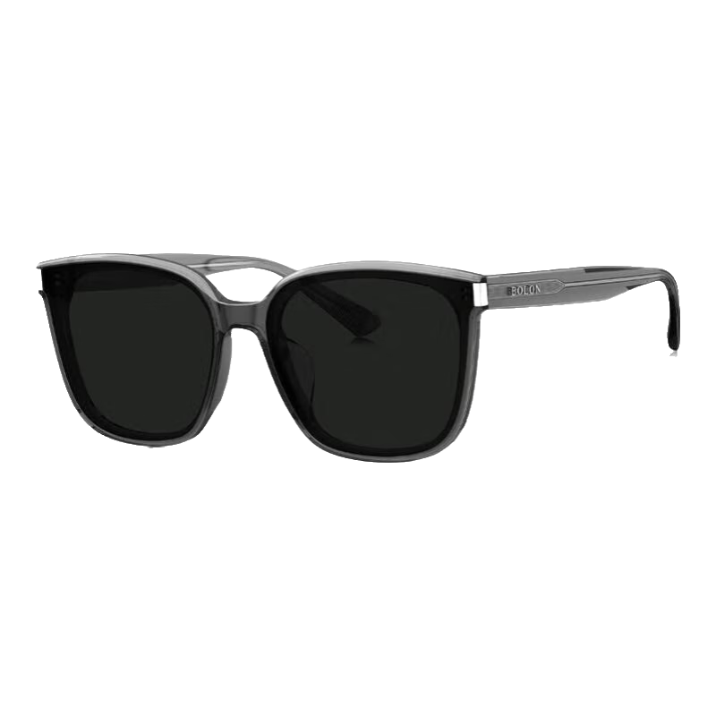 BOLON暴龍眼鏡王鶴棣同款偏光大框防曬太陽(yáng)鏡開(kāi)車(chē)墨鏡男女潮 BL3151C12
