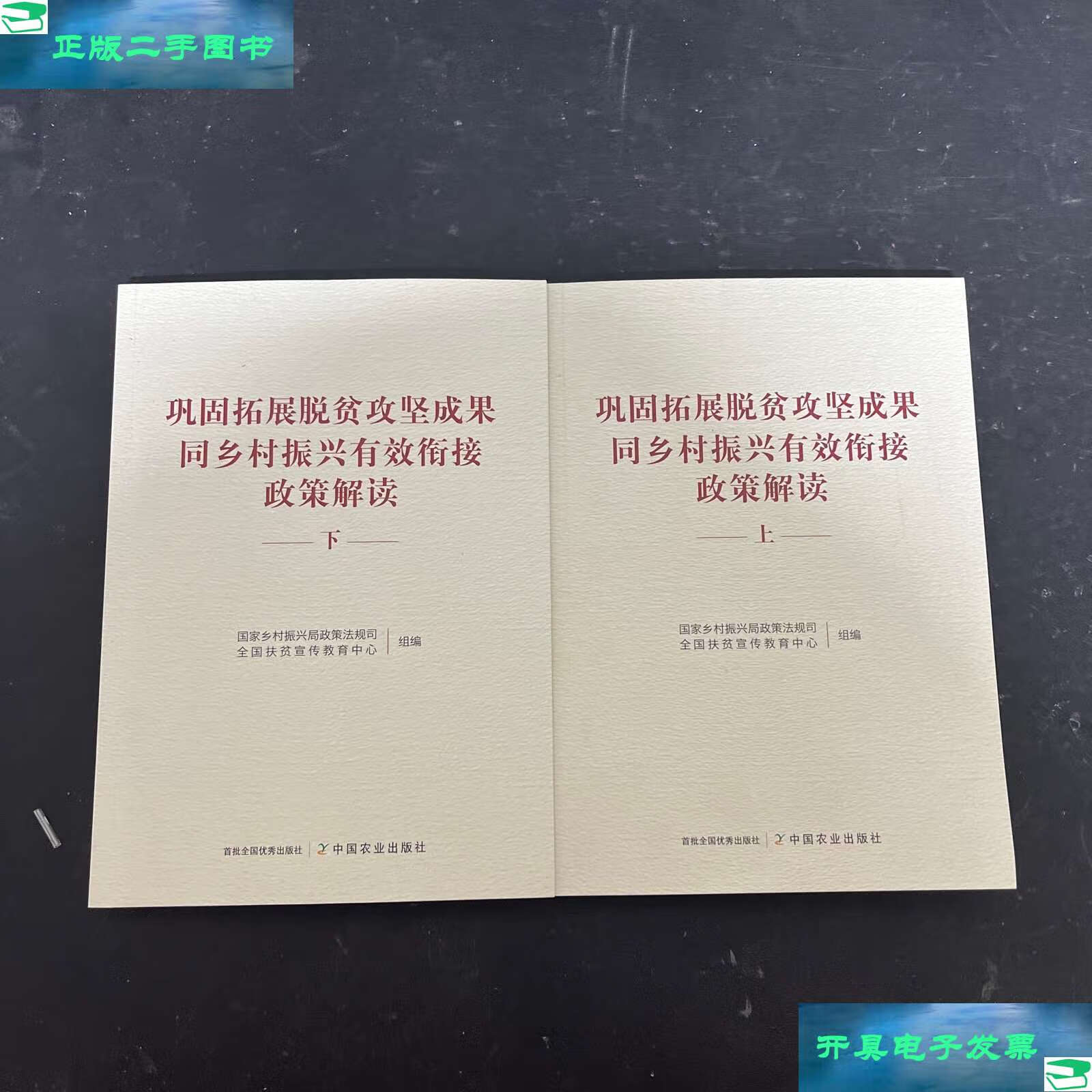 成果同乡村振兴有效衔接政策解读(上下册 全二册 2本合售) /国家乡村