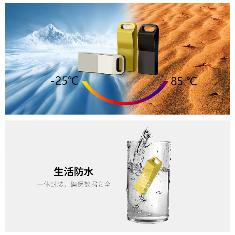 SomnAmbulist【厂家直供】U (HS288) 2.0U盘投标迷你可爱车载u盘古风优盘展会 枪色 128MB