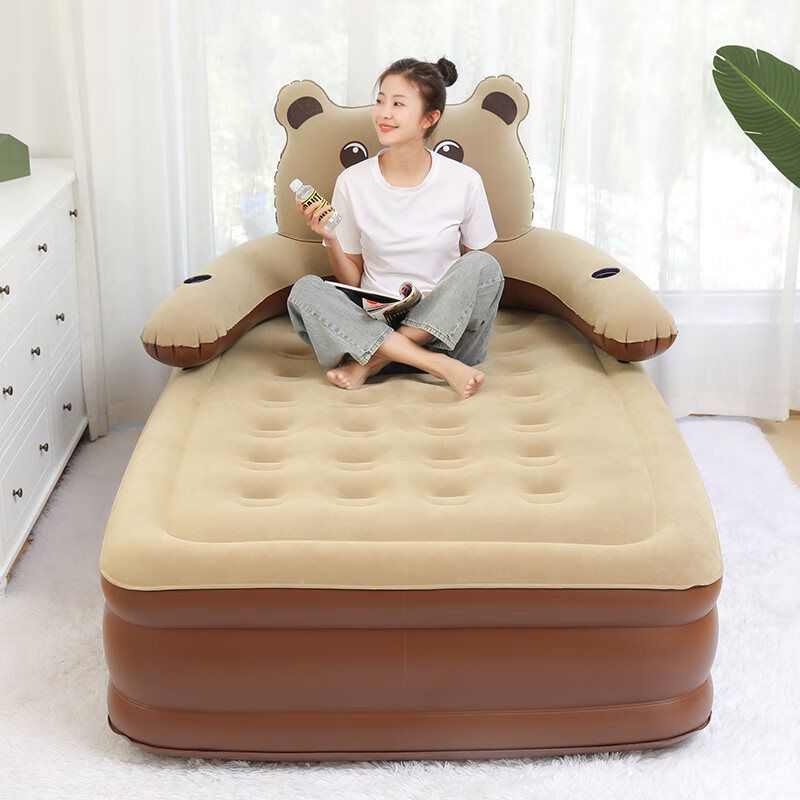 妙普乐家用单人气垫床空气躺椅 充气床双人1.5米睡垫单人午休气垫床1.