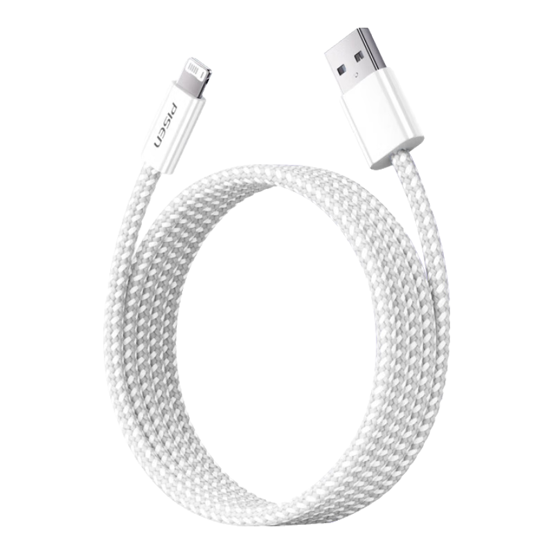 品勝蘋果數(shù)據(jù)線iphone充電線快充 適用iPhone14ProMax/13/12/XR/11/8手機ipad平板USB充電器線車載編織