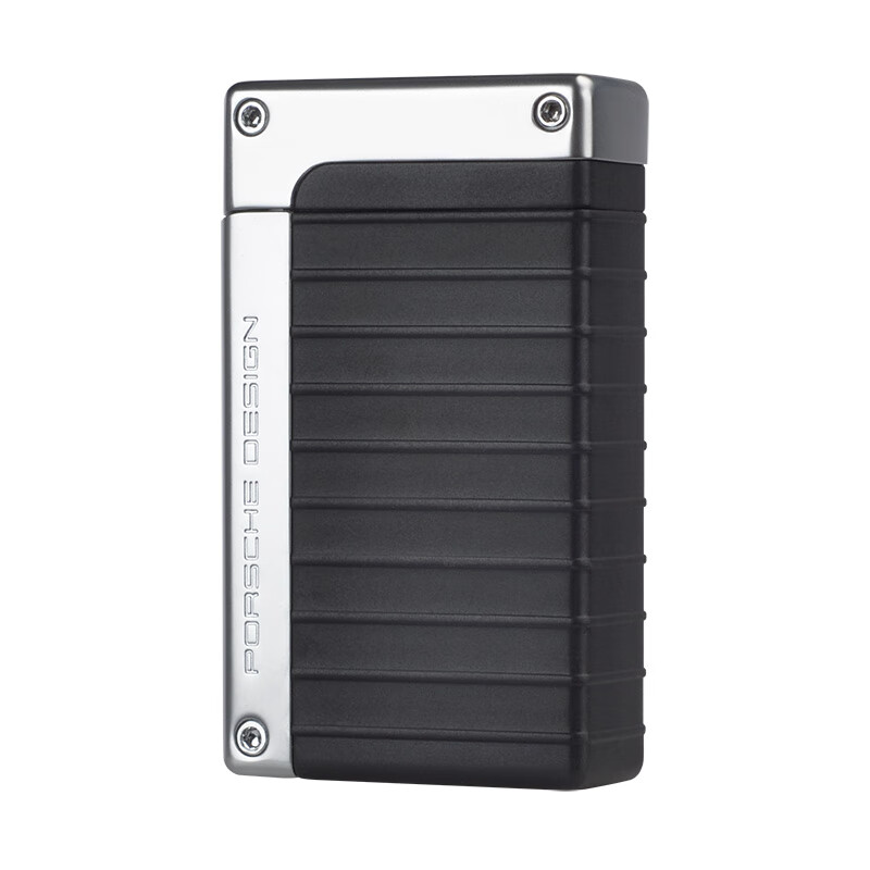 高希霸德国保时捷打火机 金属磨砂充气防风直冲蓝火商务节日礼物男