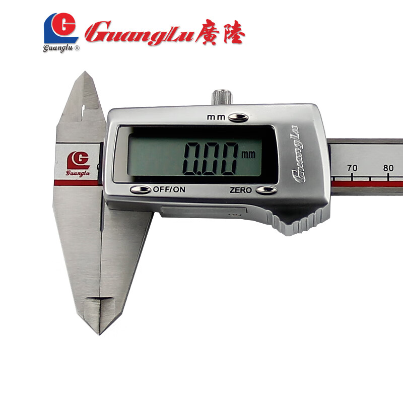 广陆数尺0-150-200-300数字电子不锈钢游标工业文玩油标 0150mm(3v