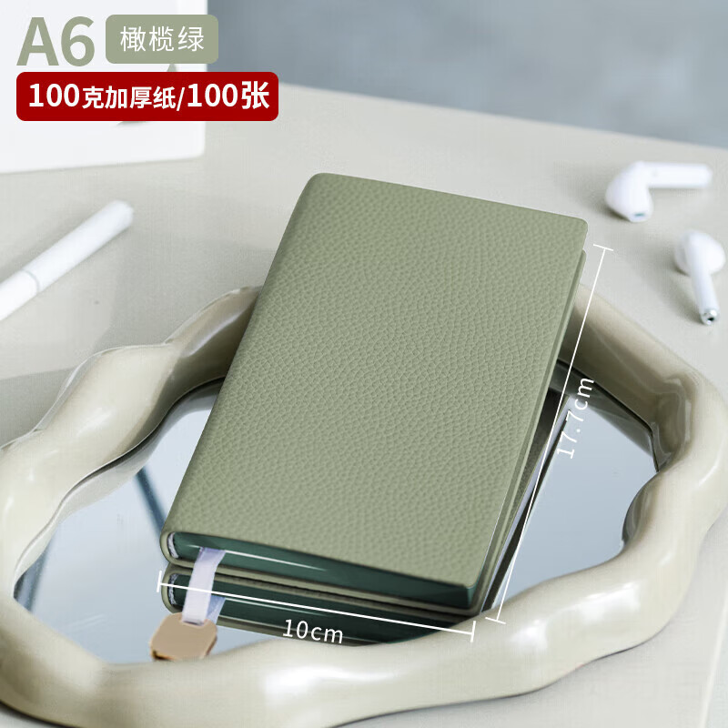 荔枝纹a6小本子随身便携笔记本本子简约办公用工作商务会议记录记事本