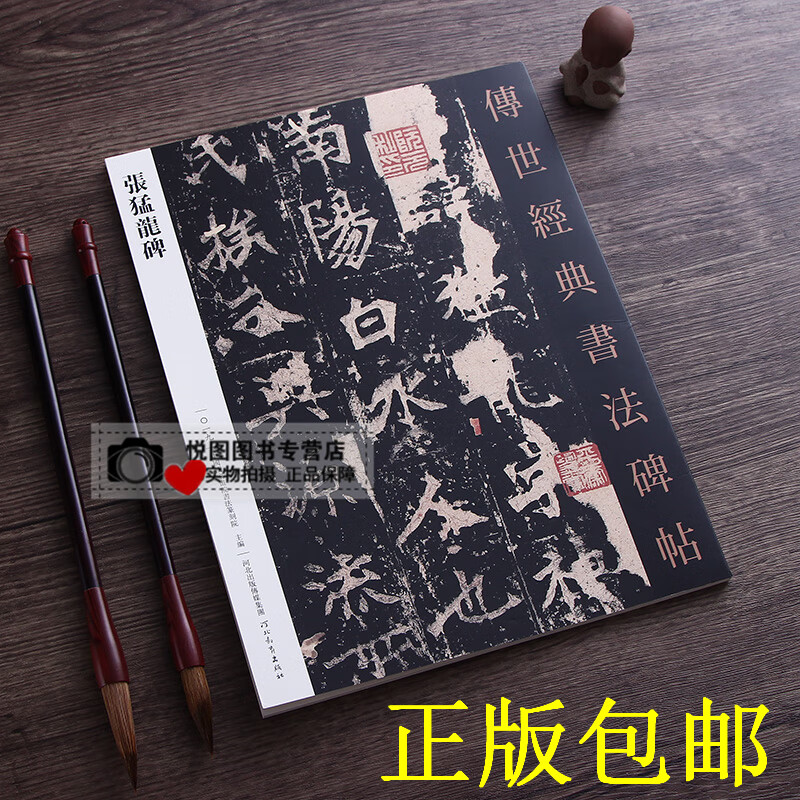北魏张猛龙碑 传世经典书法碑帖19 魏碑字帖 北魏楷书原碑帖 附释文 河北教育出版社