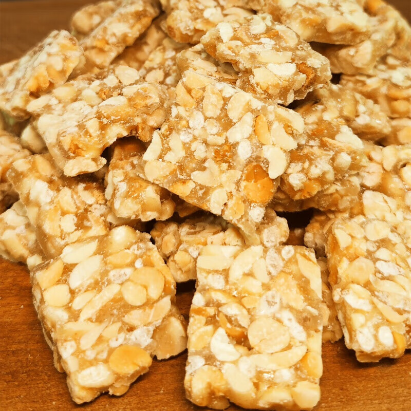 shxi安徽含山特产手工花生糖老式传统制作花生酥传统香酥可口零食袋装