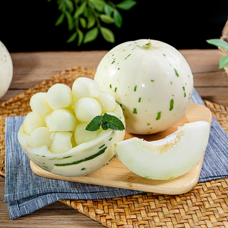 rsrddy山东蜜露流星甜瓜 新鲜水果时令冰激凌 5斤装(净重4.5-5斤)