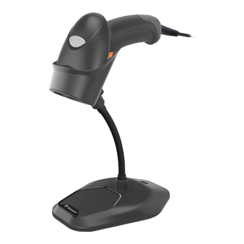 新大陆二维码扫描枪扫商品码快递码手机码适用仓库快递便利店加强版有线/无线手持式扫描器HR22+扫码枪 HR22+二维有线USB口+鹅颈支架