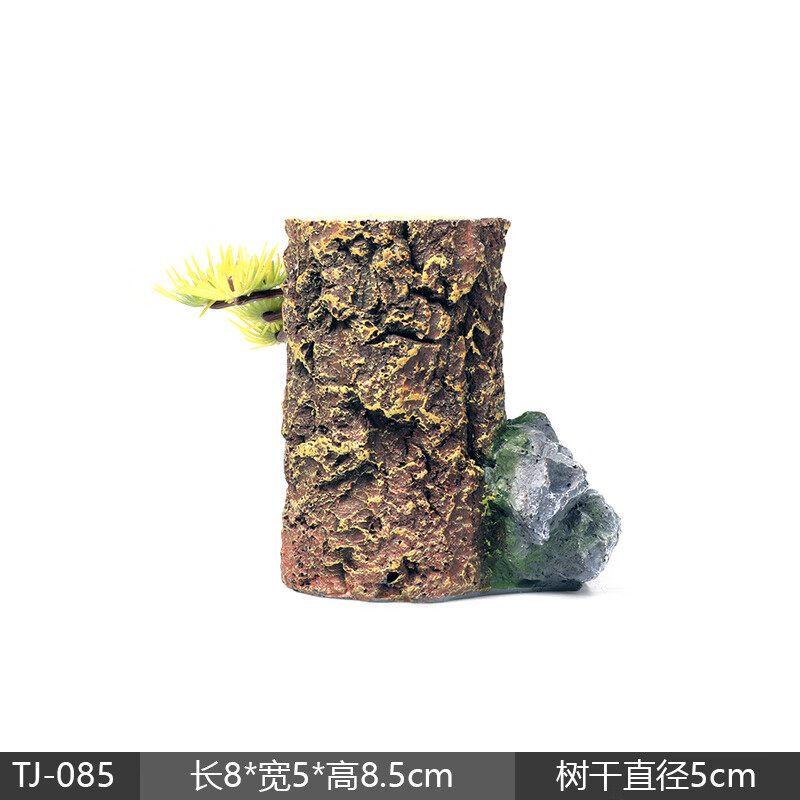 yee鱼缸仿树干直条沉木水草树根雨林造景树皮杜鹃根香槟树桩森林景 tj