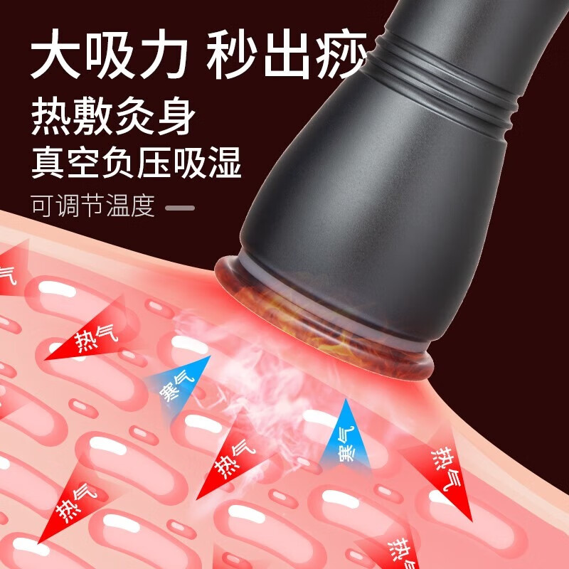 俪人邦多功能家用美容院养生馆电动拔罐刮痧神器全身通用经络疏通仪送长辈送领导佳品 刮痧仪器+单大头