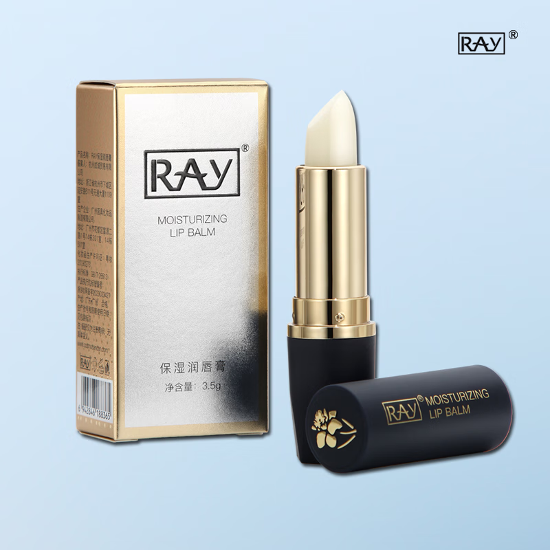 RAY保湿润唇膏 蕴含多种保湿精华 呵护唇部肌肤水润饱满3.5g/支