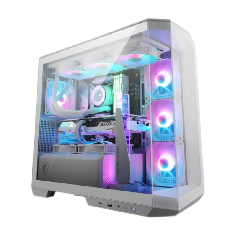 ΢�ǣ�MSI������ ��ɫ����֧��M-ATX����(360����λ/��������/270��������������/�����Կ�֧��/ǰ��Type-C��