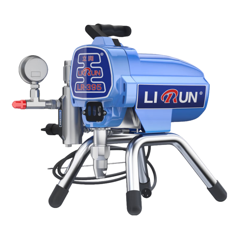 立潤（LIRUN）高壓無氣噴涂機電動柱塞機噴乳膠漆油漆內外墻全自動涂料機噴漆機