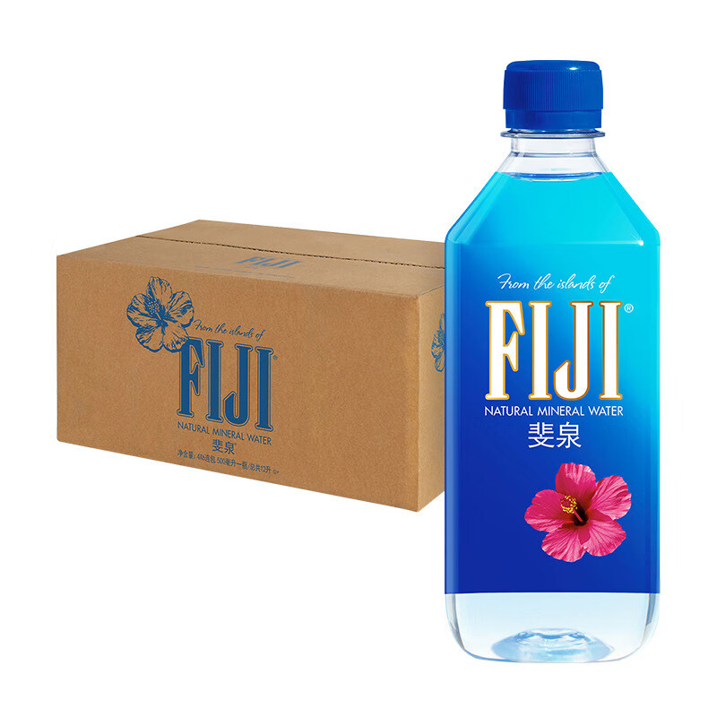 斐济矿泉水原装进口矿泉水 500ml*24瓶 瓶装整箱高端进口水 500ml*24瓶整箱【中文版】