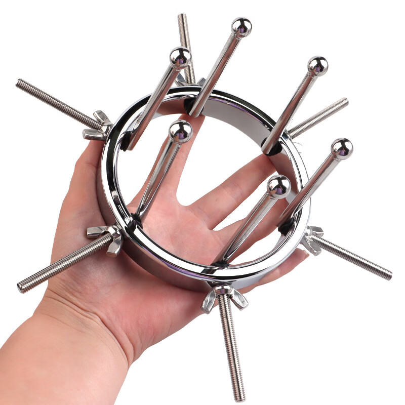圆形金属扩张器  成人情趣用品夫妻肛胶神器 sm男女用可调节肛门扩张