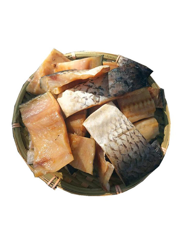 腊鱼风干鱼块草鱼湖北特产武汉阳干鱼糍粑鱼腊肉腌制腊货农家商用 风干鱼块500克一斤