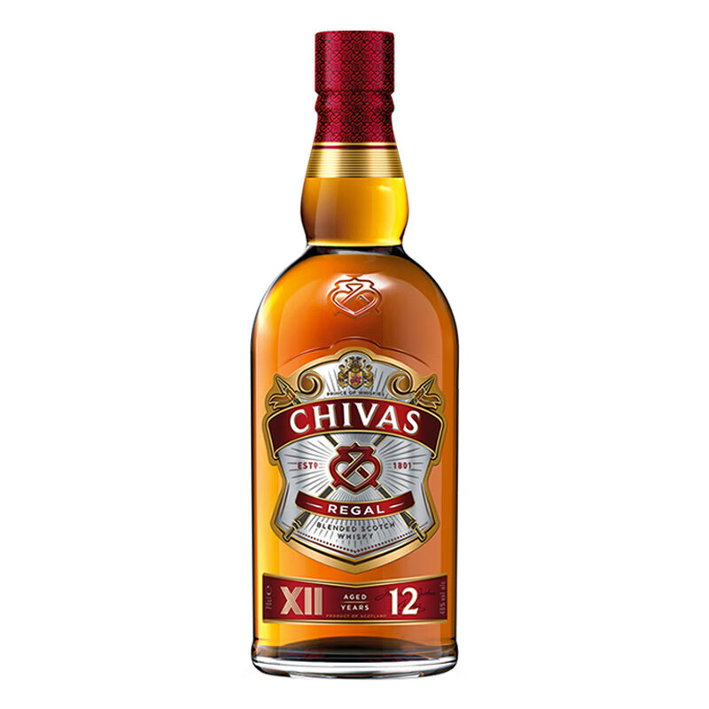 芝华士（Chivas Regal）芝华士威士忌 原瓶进口洋酒烈酒 保乐力加 一瓶一码 芝华士12年700mL1瓶无盒