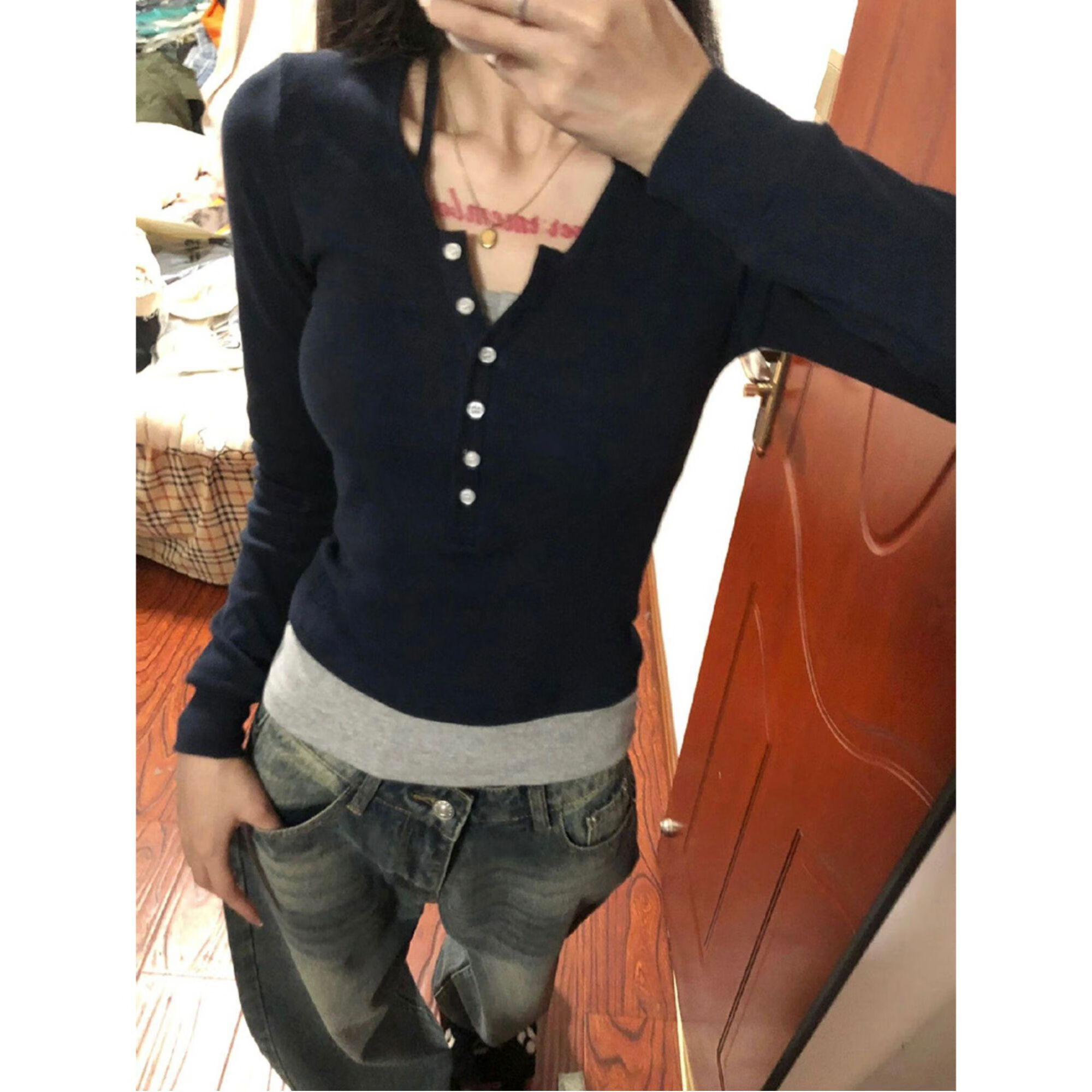 navy blue/藏青色 s 建议90斤内