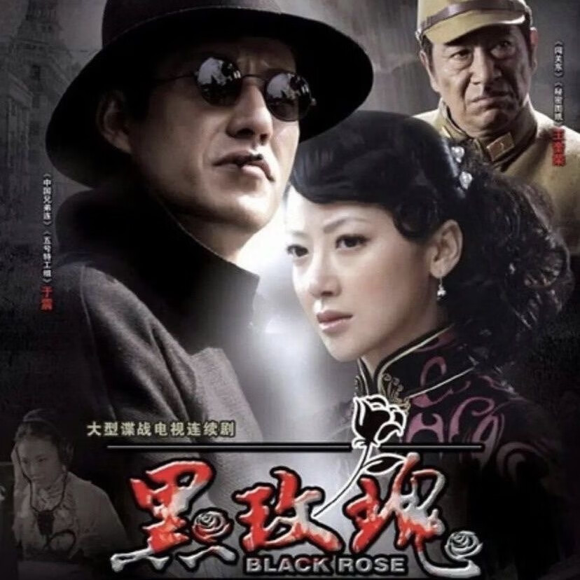 抗日战争电视连续剧2碟 黑玫瑰dvd碟片完整版dvd光盘于震 王奎荣