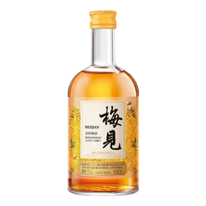 梅見(jiàn) 金桂梅見(jiàn) 桂花風(fēng)味青梅酒 330ml 單瓶裝 12度 微醺果酒 送禮
