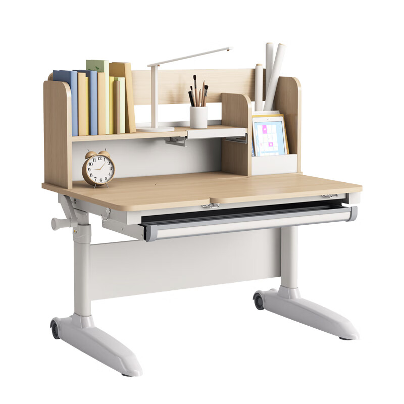 欧童德国儿童学习桌椅套装可升降实木高中小学生儿童写字作业书课桌椅